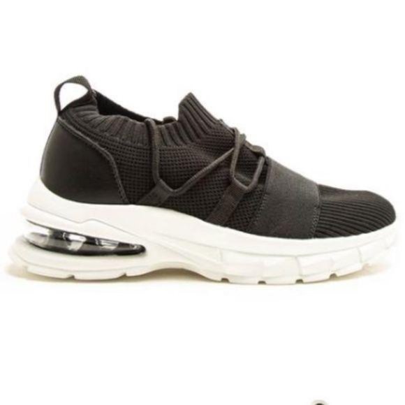 Fly Knit Slip On Sneaker in Black - Picture 6 of 6